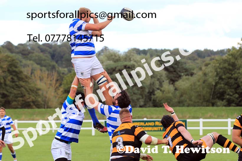 Tynedale v Sheffield Tigers, Sat., Sept. 17th, 2022. Photo: David T. Hewitson/Sports for All Pics